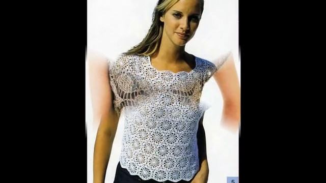 Вязаные Кофточки Крючком - видео-модели - 2019  Knitted Blouse Crochet Video