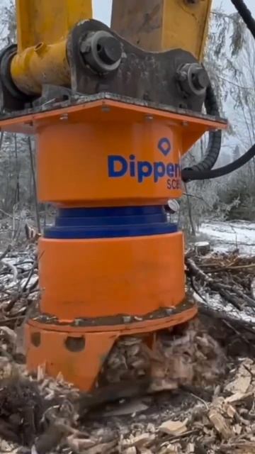 Измельчитель пней DIPPERFOX #shorts #excavator #измельчительпней #?