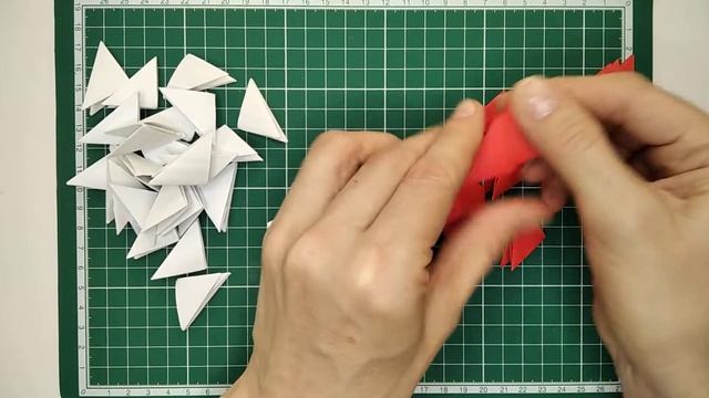 Варианты соединения треугольных модулей оригами смотреть онлайн