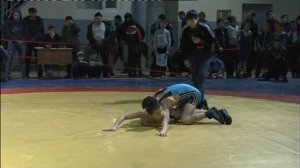 Спорт. Вольная борьба. Турнир Жанаева-2019. День 1 (Мат А Ч