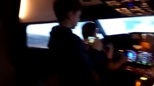 Авиатренажер Боинг 737 - взлет из Пулково