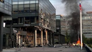 В Зеленограде в результате атаки дрона пострадало остекление технопарка