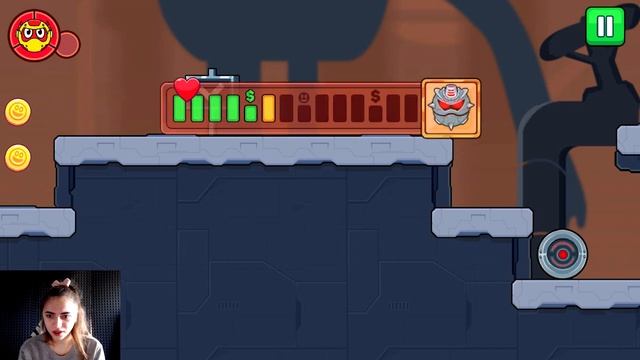 Girl playing. New World in the game about red ball 4.Сражение против робота Босса в игре про шарик смотреть онлайн