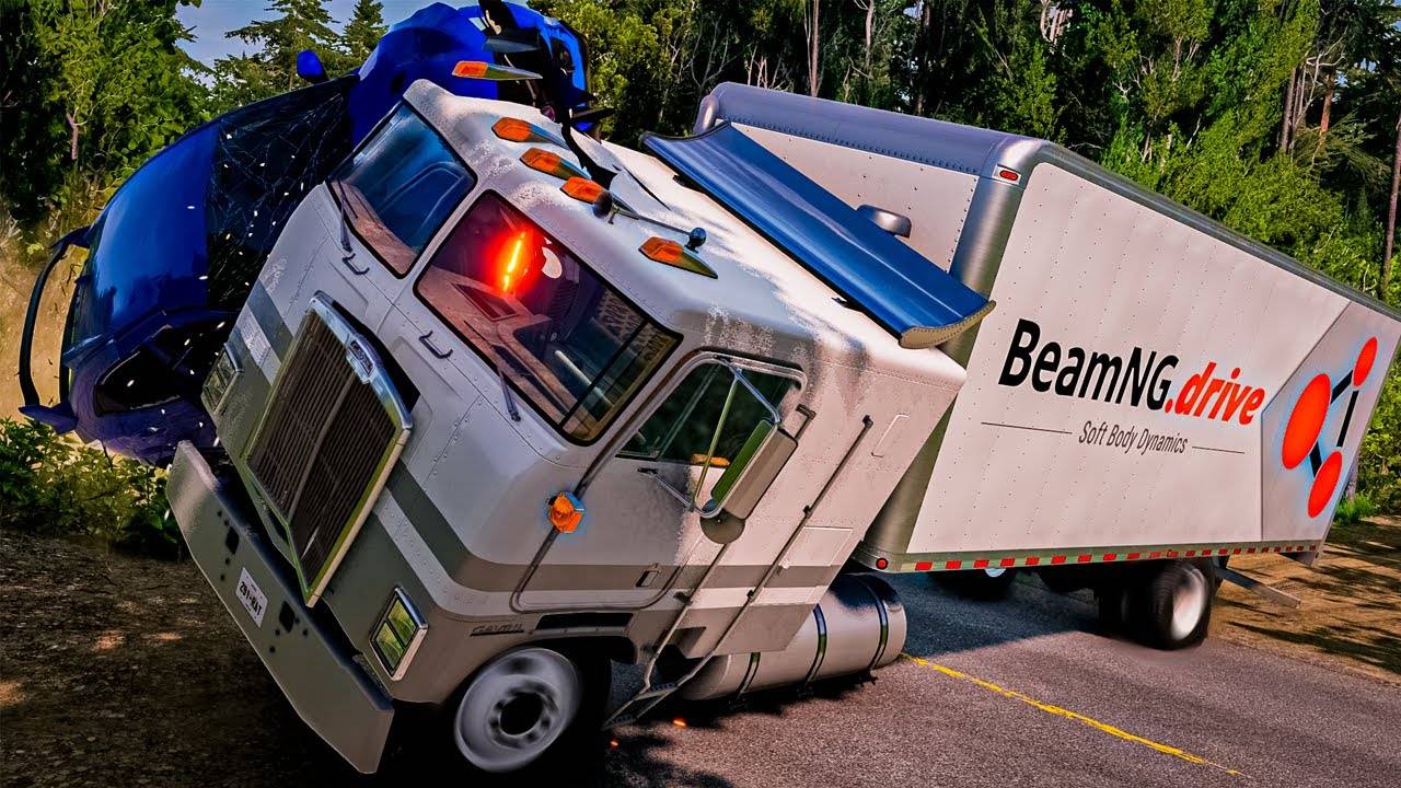 BeamNG Drive - Реалистичная подборка аварий смотреть онлайн