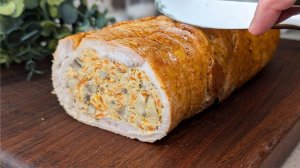 2 в 1 - МЯСНОЙ РУЛЕТ из свинины НА ПРАЗДНИЧНЫЙ СТОЛ! Горячее и закуска на праздничный стол