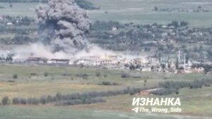 Удар по ПВД 118 омбр ВСУ с применением ФАБ-1500 в районе н.п. Малая Токмачка Запорожской области.