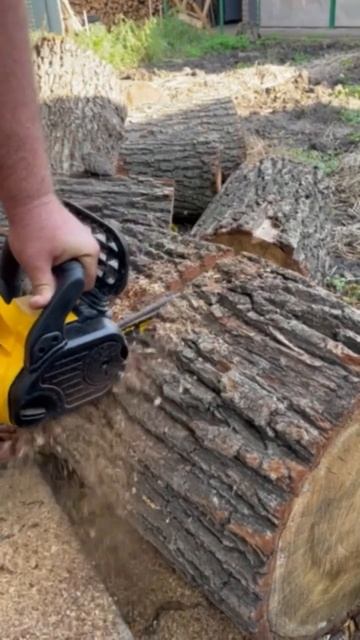 Бачите шо ріже? Цепна пила Dewalt dccs 620 смотреть онлайн