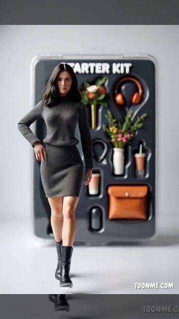 "Для начинающих"-кукла с моим обликом в фоторедакторе.