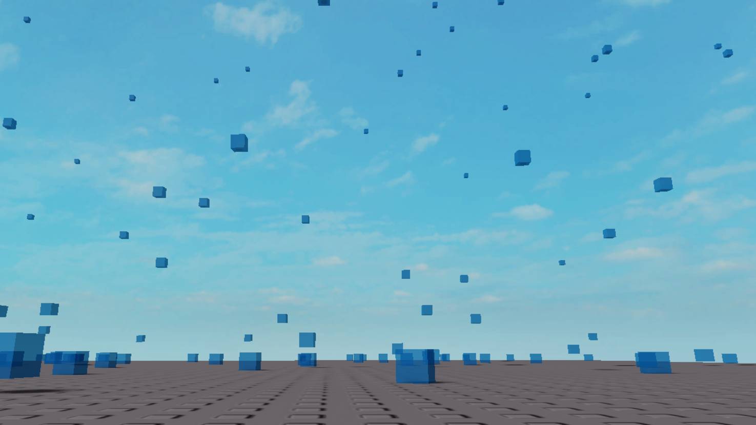 как сделать дождь из кубиков в роблокс студио | roblox studio гайд