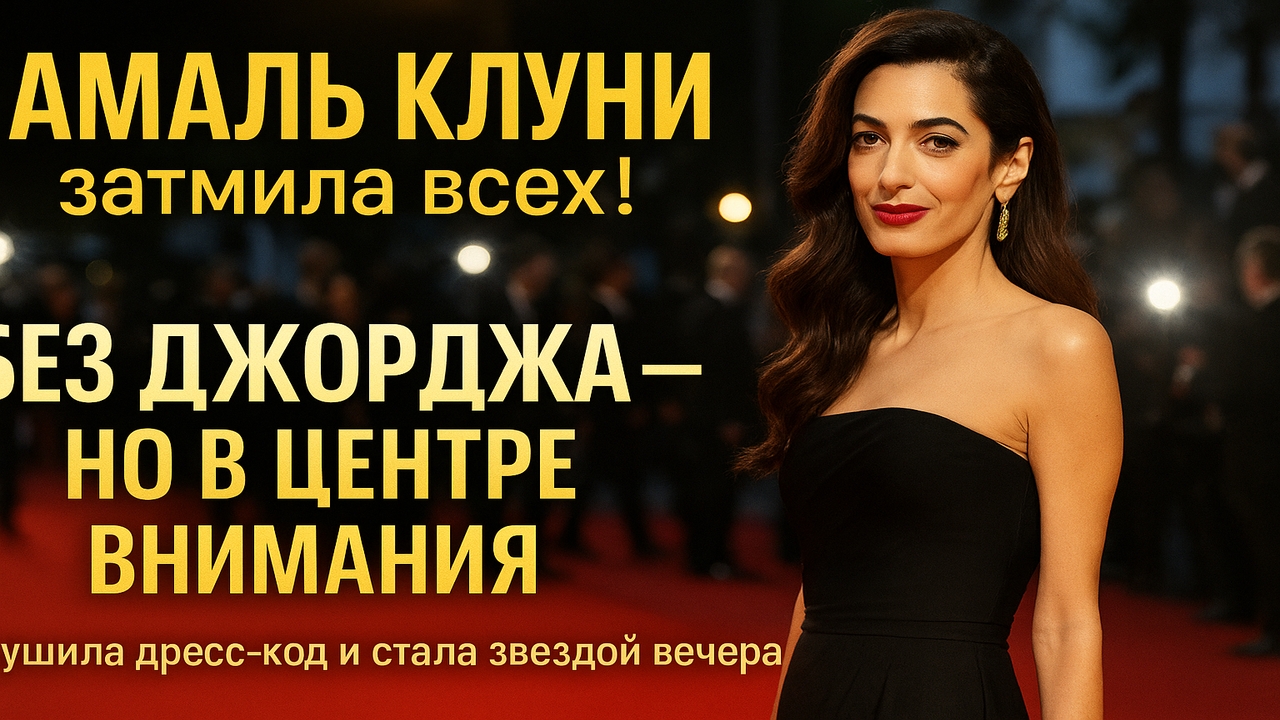 Жена Джорджа Клуни затмила всех на красной дорожке