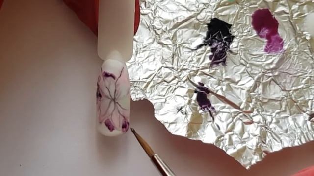 Акварельный цветок. Простой дизайн гель лаками смотреть онлайн