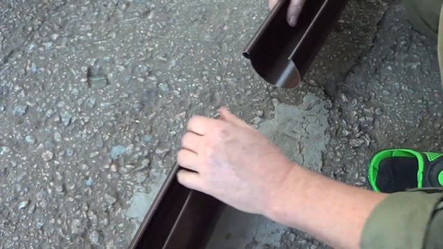 Соединитель желоба заглушка желоба водостока своими ? смотреть онлайн