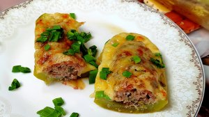 Кабачки в духовке с фаршем — самый вкусный и простой рецепт.