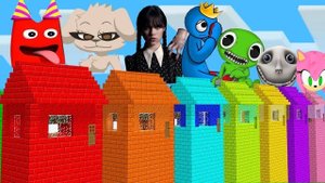 ВЫБЕРИ НЕОБЫЧНЫЙ ДОМ В ИСПЫТАНИИ ТВ ВУМЕН МИНЬОН ХАГГИ ВАГГИ В МАЙНКРАФТ