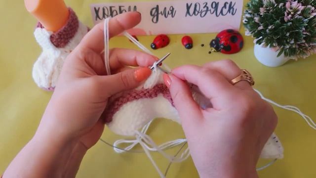 На Весну-Лето  Пинетки спицами. смотреть онлайн