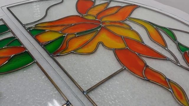 Витраж Реалистик после раскраски цветным полимером смотреть онлайн