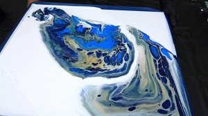 Acrylic Pour | Puddle Pouring | Fluid Art Pouring | Abstract Art 101