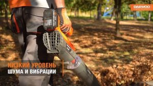 Аккумуляторная воздуходувка DAEWOO DABL 5521Li. Легкая, мобил?