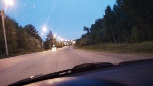 Поездка на заправку на автомобиле