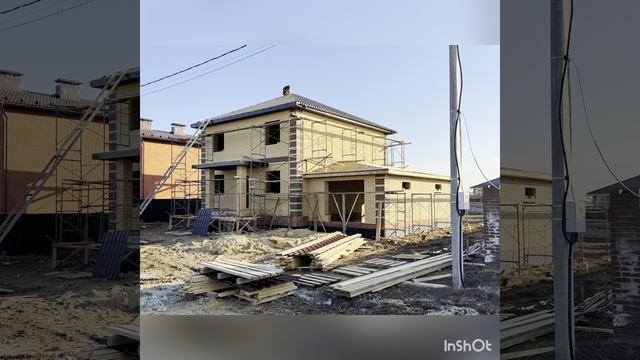 Завершено строительство двухэтажного дома под ключ 140 кв. м. с гаражом 39 кв. м. в Йошкар-Оле из ке
