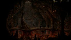 Часть 77 Прохождение игры Samorost 3 Гном катит валун в кратер, небольшой взрыв, смотрим карту