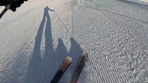 Катание на лыжах в ноябре