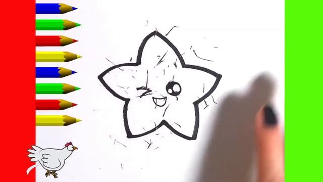 Как нарисовать МИЛЫЙ. просто, Рисунки для начинающих смотреть онлайн