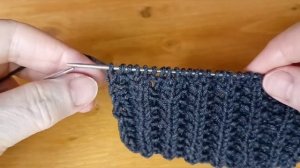 Вяжем спицами. Польская резинка.