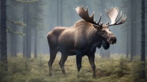 СХВАТКА ЛОСЯ И МЕДВЕДЯ! НЕРЕАЛЬНАЯ БИТВА В ГЛУБИНЕ ЛЕС