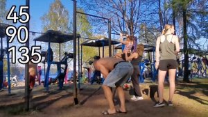 70 подтягиваний, 140 отжиманий, 210 приседаний за 14 минут #4