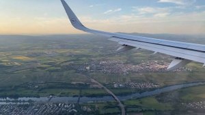 Landing in Deutschland aus Mallorca zurück
