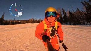 На прямых по черной трассе || Шерегеш на максималках