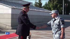 В Уфе встретили сводный отряд МВД Башкортостана, завершивший командировку