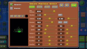 Как сделать частицы в geometry dash 2.2?