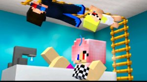 следим за девушкой 24 часа в маекравт| Шеди, Нубик, Леска