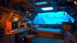 Dark Signal Arctic Research Station - Calm Sci-Fi Ambience for Sleep, Focus & Study [4K]