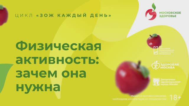 Физическая активность: зачем она нужна / цикл ЗОЖ каждый день