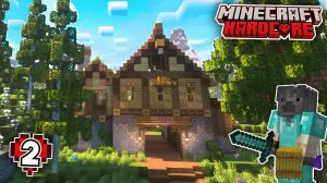 Я построил уютную хижину в стиле «животные» в хардкорном Minecraft | 1.21 — эпизод 2
