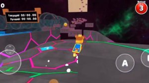 прошёл свой паркур и пошёл в аркадный мир #мишка #игра