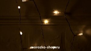 Светодиодная гирлянда на батарейках 48 теплых белых LED ламп 3.5 м, прозрачный ПВХ, 497131