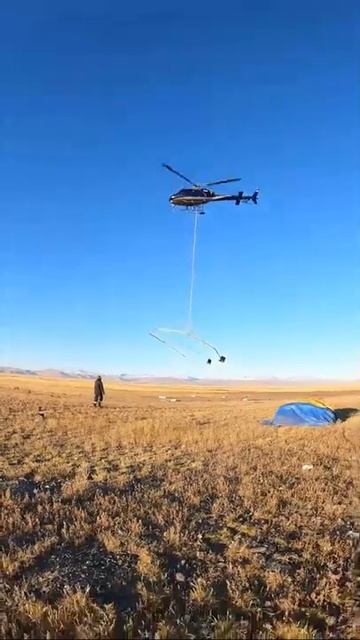 Выполнена комплексная съемка, включающая частотную аэроэлектроразведку для компании "Полиметалл" смотреть онлайн