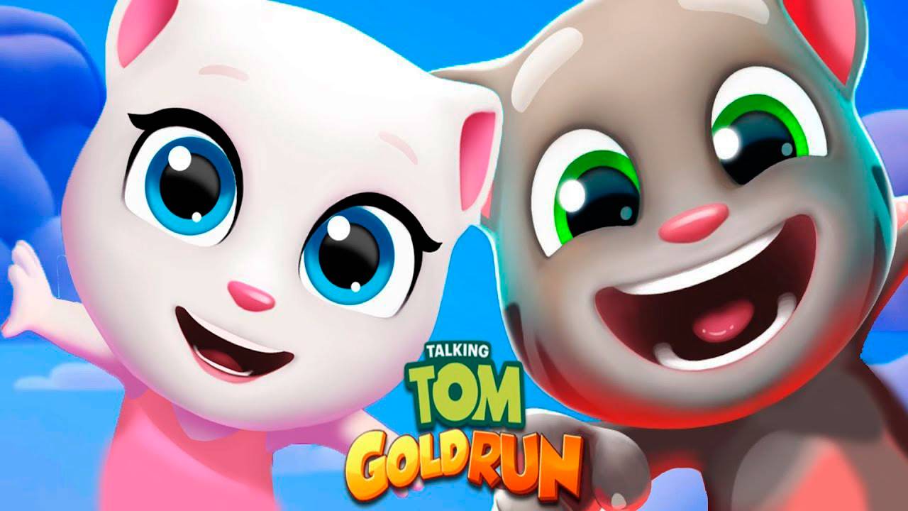 Говорящий Том - Бег за Конфетами Игровой Мультик для детей