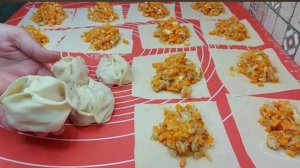 Вот, как нужно готовить МАНТЫ! Все дело в тесте! Самые сочные  манты с тыквой  - Даже кушать жалко!