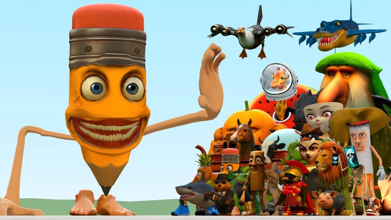 Pakrahmatmamat против всей итальянской семьи мемов ai brainrot в garry's mod смотреть онлайн