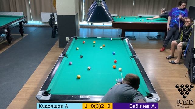 Кудряшов А. – Бабичев А. Roll'n'Draw Pool Club. «Ротация». 5.05.2024
