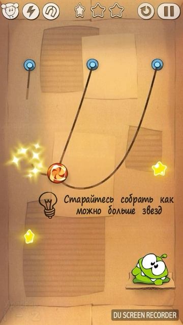 Прохождение игры CUT the ROPE . Коробка 1 уровень 2. смотреть онлайн