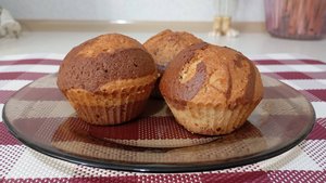 Кексы,, ЗЕБРИКИ " к утреннему кофе или чаю!
