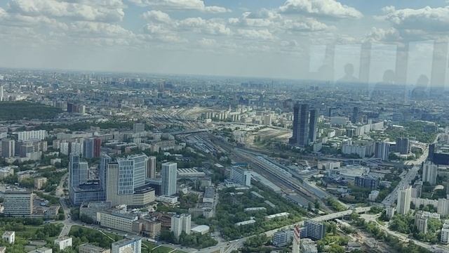 Вид с Останкинской башни
