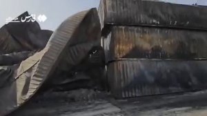 Опубликовано видео с текущим статусом разрушений в иранском порту Бендер-Аббас