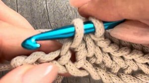 Как связать Узор ПАРКЕТ крючком или Ёлочка